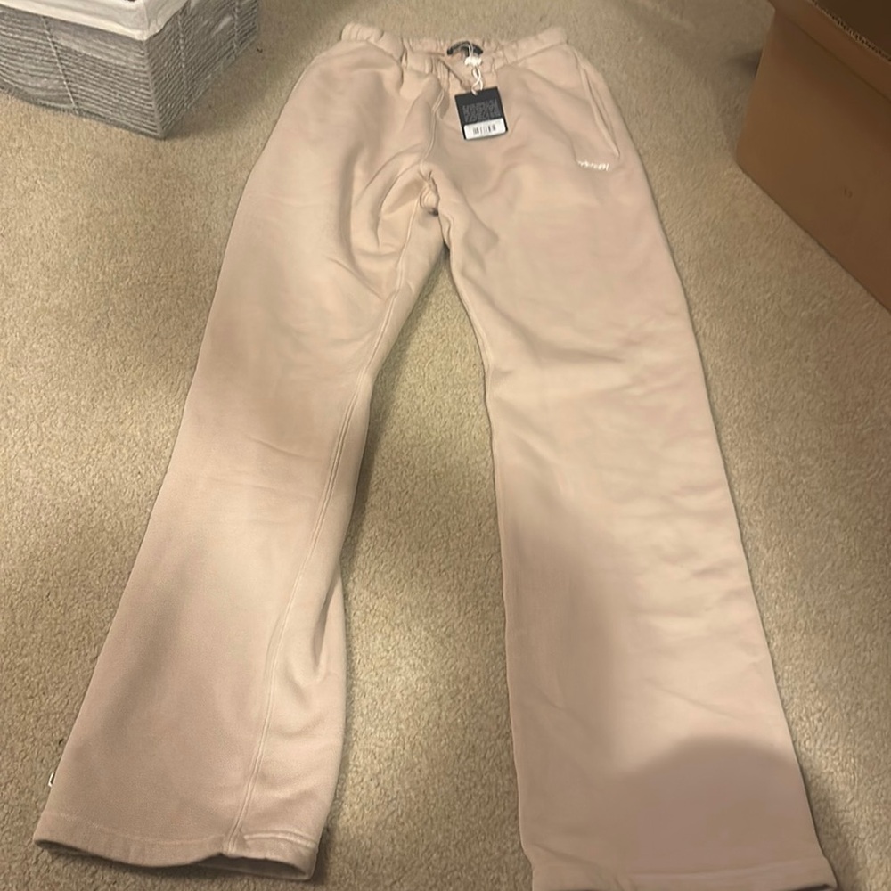 Madhappy tan wide legged sweatpants